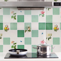 75*45Cm Kitchen Self Adhesive Oil Proof Wall Sticker Aluminum Removable Waterproof Sticker Home Decor