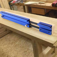 75 Type Houtbewerkingsprofiel Frezenhekje Aluminium Telescoop Geelverstelling Hoekmeter Hek T Track Hek 50 87cm Verstelb