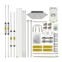 750V Kortegolf V Antenne Hoge Efficiëntie Laag Geluid 5 Bands 7M 14M 21M 28M/29M 50M 2000W PEP 1.5 VSWR voor Ham Radio