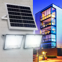 77LED~410LED Zonnevloerlamp met Afstandsbediening Buiten Tuin Beveiligingslicht
