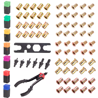 79PCS Riviervetmoeren Tang Set Legering Staal Ergonomische Handgreep Inclusief M3 M4 M5 M6 M8 M10 M12 Mandrels en 70 Riv