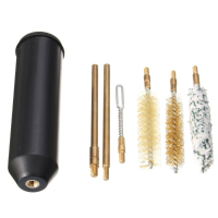 7Pcs Pocket Size Hand Pistol Gun Rod Cleaning Brush Tools Kit Storage Handle Case