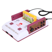 8 Bit Video Tv Classic Game Console D99 With 2 Game Player Controllers And Nes Fc Games Card