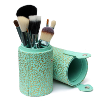 8 Colors Cosmetic Makeup Powder Brush Brushes Storage Case Box