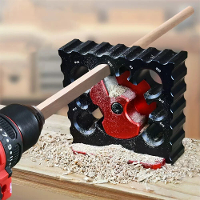 8 Gaten carbide inserts dowel maker jig hoge snelheid dowel cutter dowel plaat voor houtstaaf frezen pin ronde staaf hul