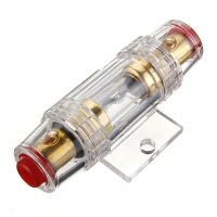 8 Gauge Agu Audio Refit Stereo Fuse Holder Amplifier Wire 60 Amp Fuse