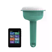 8 In 1 Slim WIFI drijvende zwembadwatertester digitaal pH chloor TDS zoutgehalte ORP EC temperatuurmeter met Tuya app mo