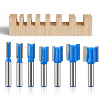 8 Mm Schacht Rechte Freesbit 20 mm Snijlengte 6/8/10/12/14/18/20 mm Snij Diameter Carbide Getipt Dubbel Fluit Rechte Sni