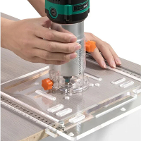 8 Mm verdikte acryl bodemplaat met verstelbare breedte heldere visuele snijmini tafelzaag geschikt voor snijmachines Gon