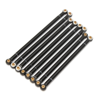 8 PCS Aluminum Alloy Upgrade Link Rod 313MM Wheelbase For Axial Scx10