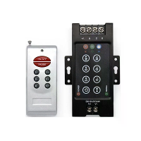 8 Sleutels RGB LED Strip Controller RF Draadloze Afstandsbediening PWM 30A DC12V 24V 288W Metalen Behuizing voor LED Lic