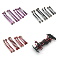 8 Stuks metalen Po Linkage Tie Link Rod Kit JJRC C8801 Austar AX 8560 TRX4M 1/18 RC Auto Onderdelen