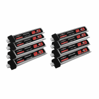 8 Stuks URUAV 3.8V 300mAh 40 / 80C 1S HV LiPo batterij PH2.0 Plug voor RC Drone