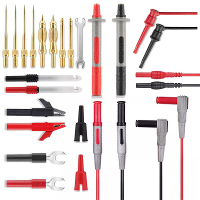 8018Plus Multimeter Test Leiders Kit Vergulde Verwisselbare Meetpunten Elektrische Krokodillenclips Multimeter Accessoir