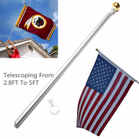 80Cm 160cm Aluminum Flexible Fashionable Tour Guide Flag Poles