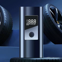 80W Draadloze Autobandopblazer Luchtcompressor LCD Digitaal Scherm USB Oplaadbare 3000mAh Batterij voor Auto Motorfiets