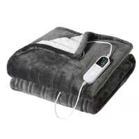 80X140cm Elektrische Deken Flanellen Deken Matras Winter Machinewasbaar Temperatuurregeling Verwarmde Deken