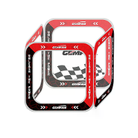 80X80mm Gemfan 4in1 Airgate Cube Reflective Racing Gates Afneembare Baffle voor Buiten FPV Racing Drone Vliegpraktijk