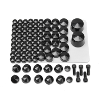81Pcs Toppers Cover Bolt For Harley Softail Twin Cam 2007 2013