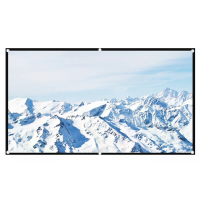 84/100/120 Inch metalen anti licht projectorenscherm 4K HD inklapbaar thuisbioscoop filmenscherm met zwarte rand ringen