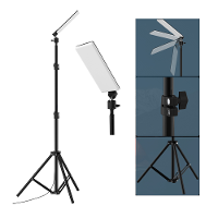84 LED Vloerlampen met 1,8 m Tripod Statief Werklicht Buitenshuis voor Gezinsbijeenkomsten 6500 7000K IP67 Helderheid Ho