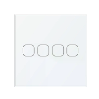 86 Type Tuya WiFi Touch Smart Switch Stemgestuurde APP Controle Timerfunctie Werkt met Amazon Alexa Google Assistant [Ne