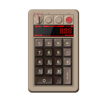 8Bitdo Retro18 18 toetsen mechanisch numeriek toetsenbord tri mode calculator retro mechanisch toetsenbord hot swappable