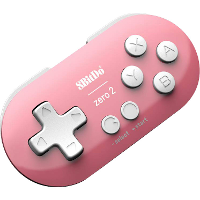 8BitDo Zero 2 Pink Edition gamepad Bluetooth