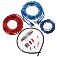 8Ga 500w Car Subwoofers Amplifier Wiring Complete Cable Speaker Kit