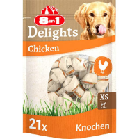 8In1 Delights chicken bones XS hondensnacks 6 x 7 stuks