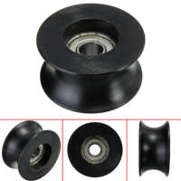 8Mm U Groove Ball Bearing 0840uu Groove Guide Pulley Sealed Rail Ball Bearing 8*40*20.7Mm