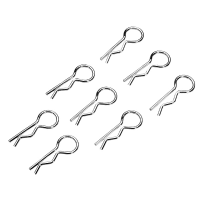 8Pcs Hsp 02053 Body Clips For 1/10 Rc Car Parts Silver