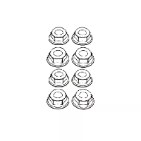8PCS MJX 14210 1/14 RC Auto Reserveonderdelen M4 Moeren