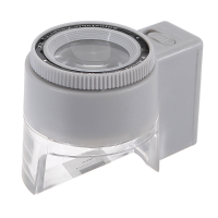8X Led Focal Length Adjustable Reading Pocket Scale Magnifier Glass
