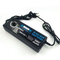 9 24V5A Verstelbare Spanningsadapter met Duidelijk Display Universele AC Ingang 100 240V Hoge Efficiëntie Voeding Premiu