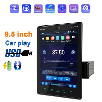 9.5 Inch HD Car Bluetooth Stereo MP5 Speler Touchscreen Navigatie GPS Carplay Spiegel Link Scherm