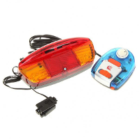 9 Led Turning Signal Lights With Electronic Horn For Bicycles Used 2 Aa Batteries