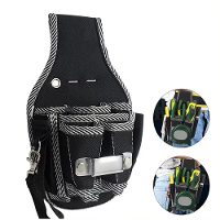 9 Pocket Elektricien Gereedschapstas 600D Nylon Fabric Waist Hanging Versterkte Randen Veelzijdige Utility Pouch voor Pr