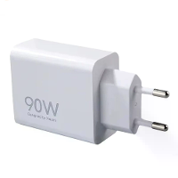 90W 1 poorts USB oplader USB C snellader muuradapter EU plug voor iPhone 16 16 Pro 15 14 13 Pro Max voor Huawei Pura X v
