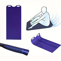 92*42CM Sneeuw Ski Mat met Handvatten Gras IJs Schaatsen Pad voor Buiten Freestyle Snowboarden op Hellingen Strand en Gr