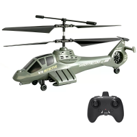 94 0327 Comanche 2.4G 3.5CH Militaire Ontwerp Modulair Accu Eén klik Take off en Landing Hoogtehold RC Helikopter RTF