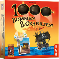999 Games 1000 Bommen & Granaten! Dobbelspel Nederlands, 2   5 spelers, 30 minuten, Vanaf 8 jaar