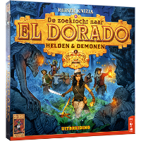 999 Games De Zoektocht naar El Dorado: Helden & Demonen Bordspel