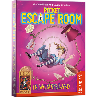 999 Games Pocket Escape Room: In Wonderland kaartspel Nederlands, 1   6 spelers, 60 minuten, Vanaf 12 jaar