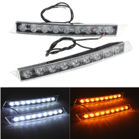 9Led Daytime Running Driving White Drl Turn Signal Led Lights