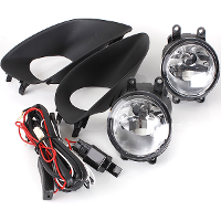 A Pair Of Bumper Fog Lights Clear Lens For Toyota Yaris 4dr Sedan 06 08