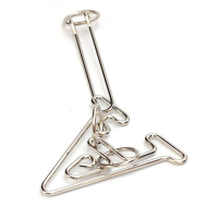 A Shaped Wire Brain Teaser Metal Puzzle