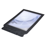 A4 Full Page 305x195mm Assisted Reading 3x Magnifying Magnifier