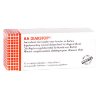 AA Diarstop voedingssupplement hond en kat (tablet) 30 tabletten