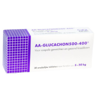 AA Glucachon gewrichten en kraakbeen supplement hond 30 tabletten (5 30 kg)